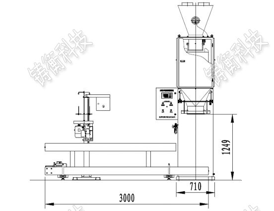 電子定量包裝秤